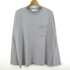 ジェラートピケオム スウェット トレーナー トップス 長袖Tシャツ メンズ Mサイズ グレー GELATO PIQUE HOMME 【中古】