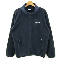 アウトドア ブルゾン ジャケット アウター フリース 大きいサイズ メンズ XLサイズ ネイビー OUTDOOR 【中古】のサムネイル