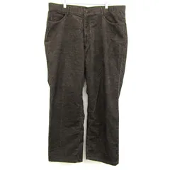 ファーストダウン パンツ ボトムス コーデュロイ 大きいサイズ メンズ 100cmサイズ ブラウン FIRST DOWN 【中古】のサムネイル