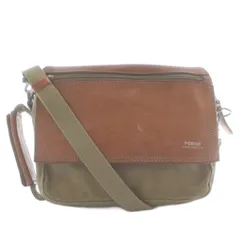 ポーター PORTER 吉田カバン フィールド FIELD ショルダーバッグ キャンバス レザー ロゴ カーキ 茶色 ブラウン /XZ ■GY18
