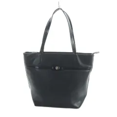 サルヴァトーレフェラガモ Salvatore Ferragamo トートバッグ ハンド レザー ロゴ 黒 ブラック ■GY18 /MQ