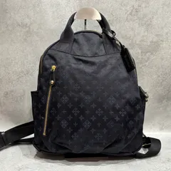 russet ラシット リュック バックパック ナイロン レザー ネイビー モノグラム レディース 軽量 通勤 通学 マザーズバッグ 人気 定番 大容量 ゴールド金具