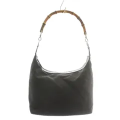 グッチ GUCCI バンブー ハンドバッグ ワンショルダー ナイロン 茶色 ブラウン 000 0531 200047 /XZ ■OH ■GY18