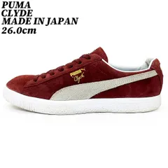 【タイムセール】【クーポン】スニーカー シューズ  プーマ クライド メイド イン ジャパン バーガンディ 26.0cm PUMA CLYDE MADE IN JAPAN 364608 正規品 中古 古着 ブランド 匿名配送