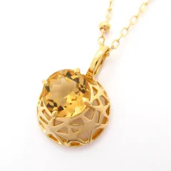 STAR JEWELRY(スタージュエリー) ネックレス新品同様  - K18YG×イエロー