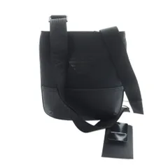 エンポリオアルマーニ EMPORIO ARMANI ショルダーバッグ タグ付き 斜めがけ ロゴ ナイロン レザー 黒 ブラック Y4M185 HJJ9J 81073 ■GY99 /MQ