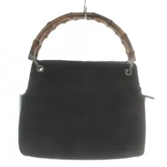 グッチ GUCCI バンブー ハンドバッグ ミニ ナイロン 切り替え 裏地総柄 黒 ブラック 000・2865・0575 /XZ ■OH ■GY18