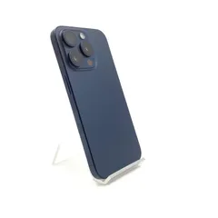 【全額返金保証】【最速発送】 iPhone 15 Pro 256GB ブルーチタニウム SIMフリー 白ロム 美品 動作確認済 84%