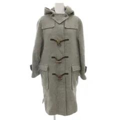 バーバリーズ Burberrys ヴィンテージ ダッフルコート ウール 裏地チェック柄 ミドル ハーフ 7 グレー系 /UO ■GY18