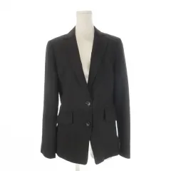 パーソンズ PERSON'S SUITS STYLE テーラードジャケット 総裏地 13 黒 ブラック /CK17 ■GY58