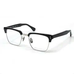 ユナイテッドアローズ UNITED ARROWS 金子眼鏡 KANEKO OPTICAL モント Mont メガネ サーモントフレーム ブラック シルバーのサムネイル