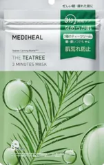 MEDIHEAL(メディヒール) 【正規品】3ミニッツシートマスク カーマイドwith TEATREE フェイスマスク 7シート (x 1) 