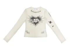 イッリカッフェ TATTOO メッシュ Tシャツ