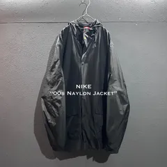 00s NIKE ナイキ ナイロンジャケット XLサイズ ウィンドブレーカー マウンテンパーカー 黒 ブラック