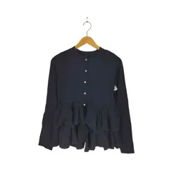 ティティベイト titivate フリルヘムニットカーディガン レディース JPN：M 