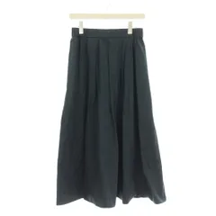 アンタイトル UNTITLED フレアスカート ロング丈 2 緑 グリーン ゴムウエスト ギャザー ロング丈 /LP ■GY63