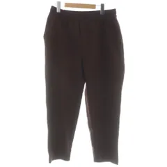アイテムズ アーバンリサーチ ITEMS URBANRESEARCH ワイドパンツ イージーパンツ  L 茶 ブラウン 無地 /KW ■GY60