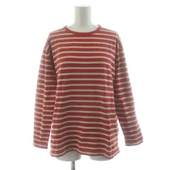 マックレガー マクレガー McGREGOR Tシャツ カットソー M 赤 レッド ベージュ ボーダー柄 長袖 /KU ■GY61