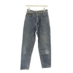 エドウィン EDWIN デニムパンツ ジーンズ L 青 ブルー 無地 ハイウエスト 長ズボン /LP ■GY61