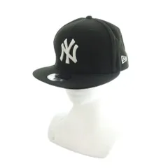 ニューエラ NEW ERA ニューヨークヤンキース キャップ 帽子 野球帽 ロゴ 黒 ブラック /MQ