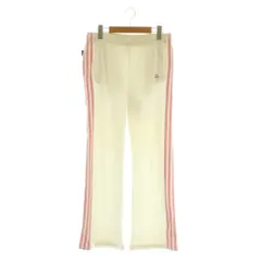 アディダス adidas ジャージ トラックパンツ 3ストライプ 刺繍 S ホワイト /MY ■OS ■GY58