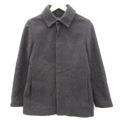 アーペーセー A.P.C. ステンカラーコート ショート丈 S ボルドー グレー /YM8のサムネイル