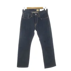 カンタベリー CANTERBURY × キャントン オーバーオールズ Canton Overalls デニム ジーンズ 30 青 ダークブルー ストレートレッグ /AH21 ■GY61