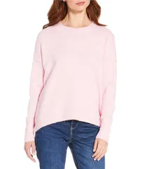 ヴィンスカムート レディース アウター ニット・セーター クルーネック Vince Camuto Crew Neck Long Sleevextended Shoulder Seamed Cozy Statement Sweater Pink Lady ピンク