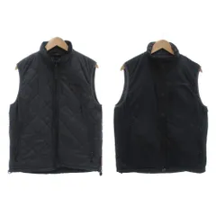 コロンビア Columbia リバーシブル ベスト 中綿 S 黒 ブラック キルティング スタンドカラー ジップアップ /NU ■GY61