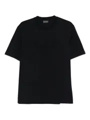 EMPORIO ARMANI ロゴ コットン Tシャツ 送料無料