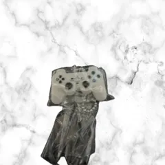 プレイステーション ミニチュアチャーム コントローラー白