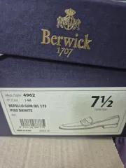 Berwick 4962 スウェード ローファー 7.5 サイズ (26.5cm - 27.0cm)