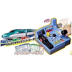 【中古-非常に良い】 タカラトミー(TAKARA TOMY) プラレール 乗車確認! 出発進行! まるごと鉄道体験! E5系 はやぶさコントロールセット W290×H200×D120mm