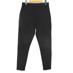 ニールバレット Neil Barrett ロング丈 スウェットパンツ S 黒系 ブラック 無地 ウエストゴム キルティング 加工 ストレッチのサムネイル