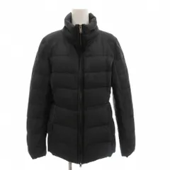 ダナキャランニューヨーク DKNY ダウンジャケット 4 M ジップアップ スタンドカラー ショート丈 黒 ブラック /AE ■GY60