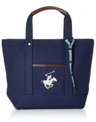 新品 [ビバリーヒルズポロクラブ] トートバッグ BH1008N レディース ネイビー×ホワイト