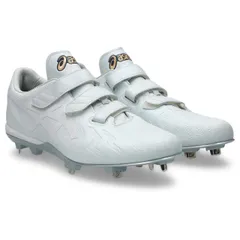 新品 [アシックス] ベースボールシューズ GOLDSTAGE I-PRO FORCESPEED MG 1121A075 メンズ 110(ホワイト/ホワイト) 26.0 cm 2.5E