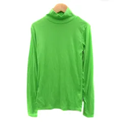 ローリーズファーム LOWRYS FARM ニット カットソー 長袖 ハイネック F 黄緑 /YK43