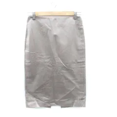 ボディドレッシングデラックス BODY DRESSING Deluxe タイトスカート ミモレ丈 9 M グレー /HO18