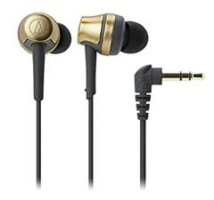【中古-非常に良い】audio-technica SoundReality カナル型イヤホン イエローゴールド ATH-CKR50 GD