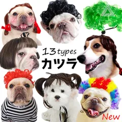 【A 黒パーマ】【新色追加】犬 猫 ハロウィン カツラ コスプレ パーマ アフロ おもしろグッズ 変装 フレンチブルドッグ ペット服 服 可愛い 猫服 犬用 面白い コスチューム 小型犬 中型犬 大型犬 変身服 出掛け 撮影道具
