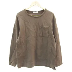 ジャーナルスタンダード JOURNAL STANDARD カットソー 長袖 無地 L ブラウン 茶 /YM41