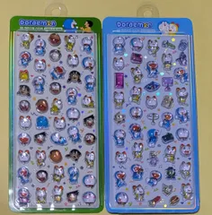 ドラえもん 韓国ライセンス 3D クリスタル ドロップシール 2種類セット