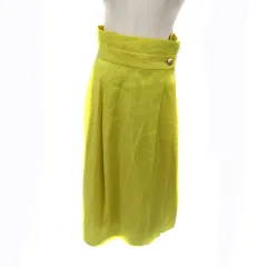 アンタイトル UNTITLED フレアスカート マキシ丈 ロング丈 2 イエロー 黄色 /SF6 