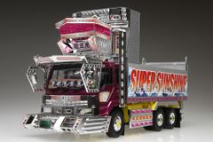 ホットウィールカスタム デコトラ 金メッキアルミリム☆段リム☆トミカ