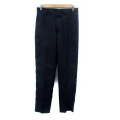 ミラオーウェン Mila Owen テーパードパンツ ロング丈 0 XS 紺 ネイビー /HO17