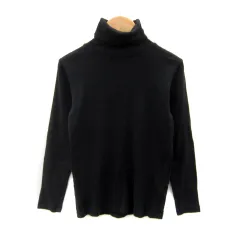 アーバンリサーチ ドアーズ URBAN RESEARCH DOORS カットソー 長袖 タートルネック 無地 ONE 黒 ブラック /SY33