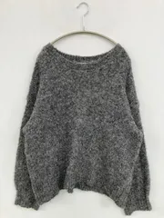 Dessin デッサン ニット/セーター 3 グレー ウール・ニット 無地 ミドル丈 長袖 ボートネック