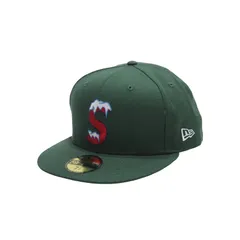 SUPREME シュプリーム 20AW S LOGO NEW ERA CAP Sロゴ ニューエラ キャップ ブライトオリーブ 帽子 サイズ7 3/8(58.7) Febk
