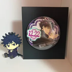 呪術廻戦 伏黒 恵 バッジ キーホルダー セット (+原画 コースター)